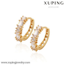 (90031) Pendiente plateado oro de alta calidad de Xuping Fashion 18K